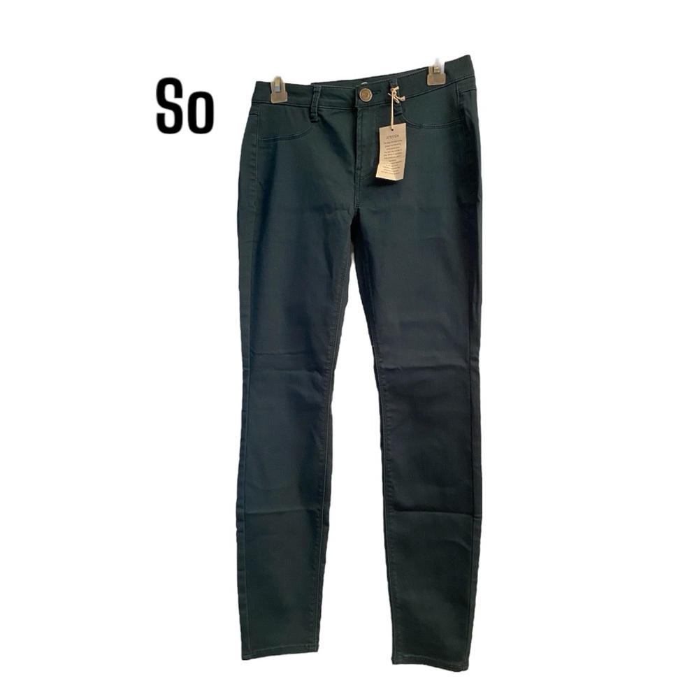 SO high rise ankle jegging Dark Teal sz 5 NWT